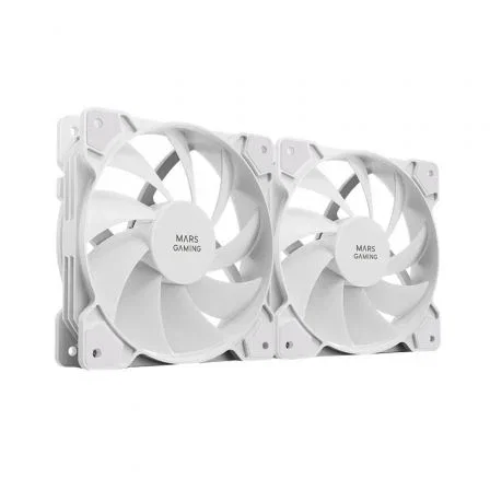 Mars Gaming Pack 2 ventiladores MF-PWMX2 Blanco 12cm